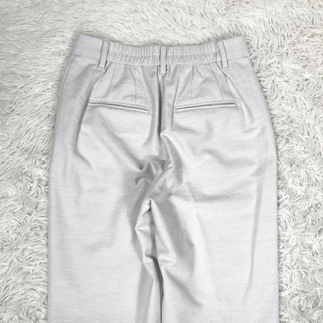 プラステ　セットアップスーツ　ウォッシャブル　スラブストレッチ　ノーカラー　XS