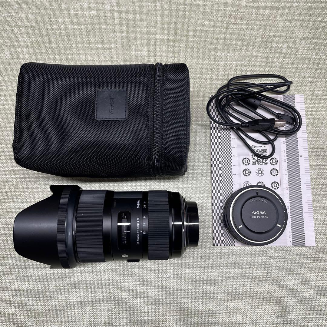 値下げ極美品SIGMA 18-35mm F1.8 Art A013 Pentax