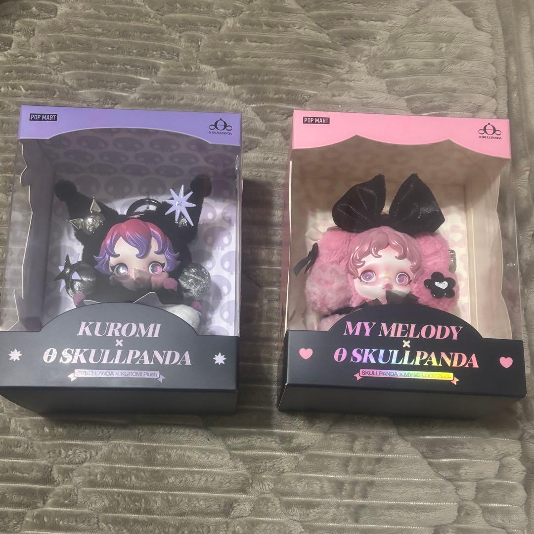 SKULLPANDA×マイメロ、クロミ2体セット POPMART