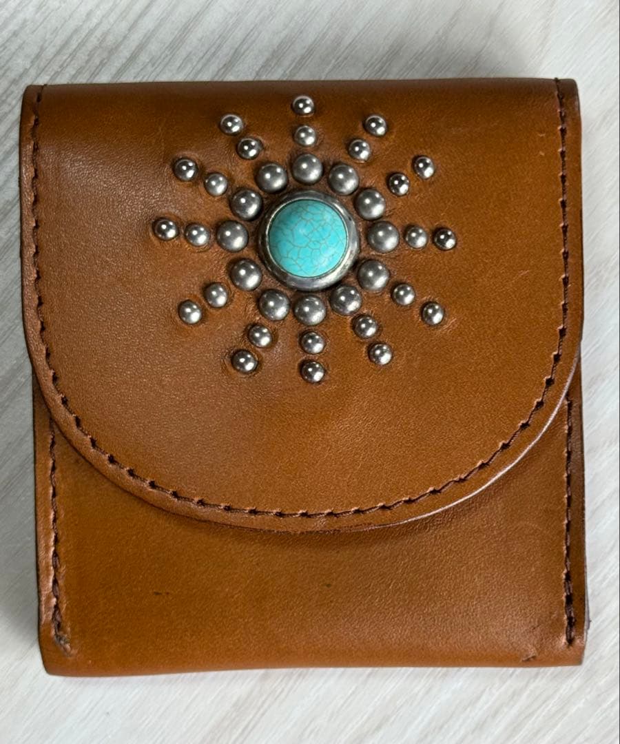 HTC ケース　ターコイズ　ライトブラウン