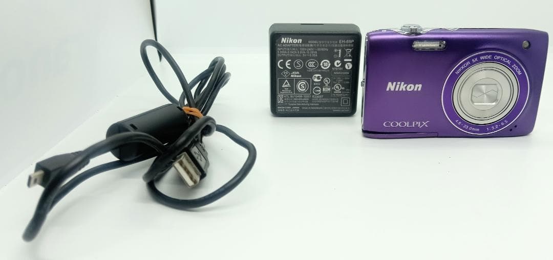 Nikon COOLPIX S3100 14.0MP Purple 充電器付き