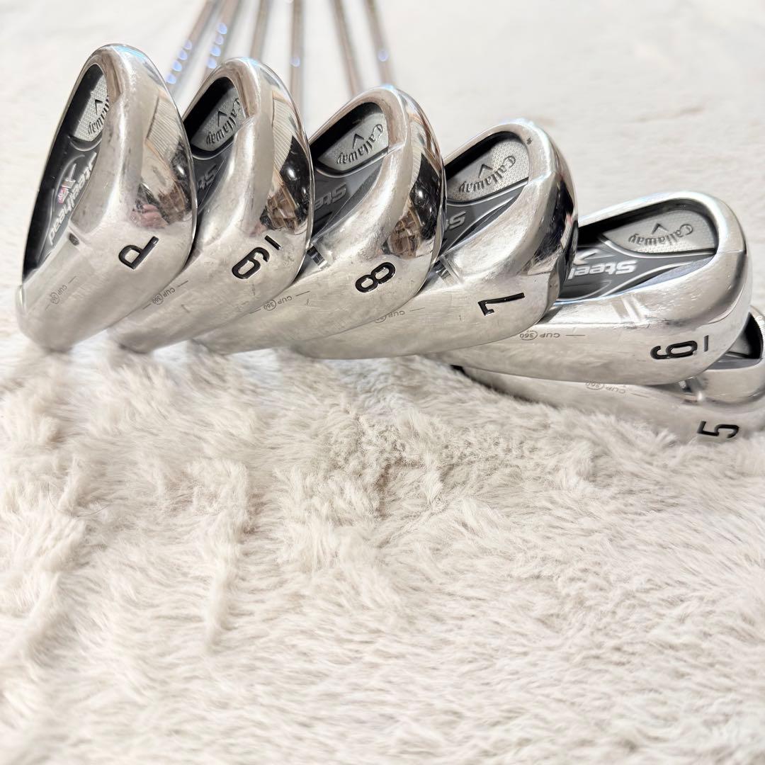 キャロウェイSteelhead XR　NSプロ950GH　アイアンセット　中古