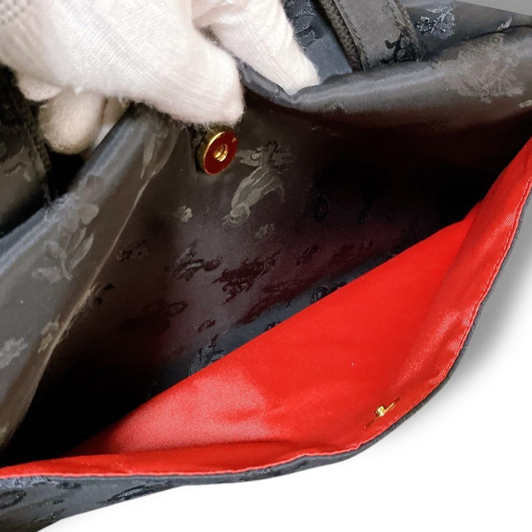 フェイラー 良品 希少 2way ハイジ ジャガード ボストンバッグ ブラック