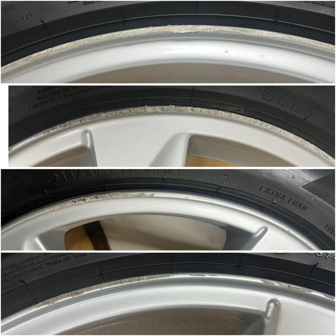 VOLVOホイール 17x7+50 PCD 108 215/50R17 タイヤ