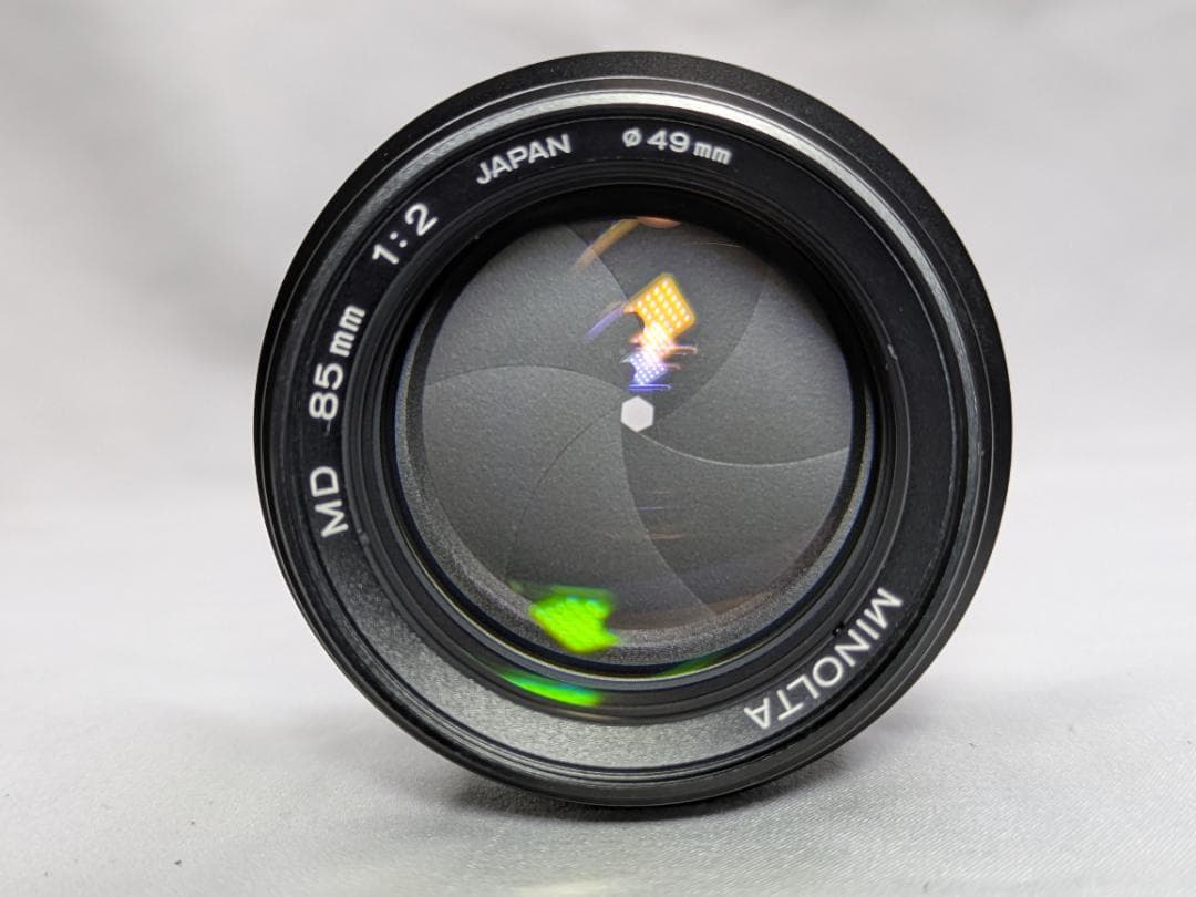 極美品 MINOLTA MD 85mm f/2 レンズ #284