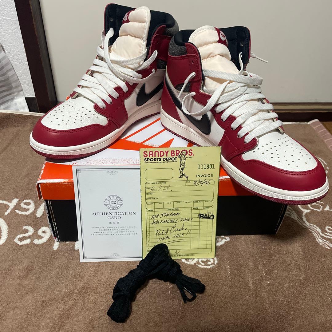 r*o様 Air Jordan 1 Lost＆Found/Chicago 28c