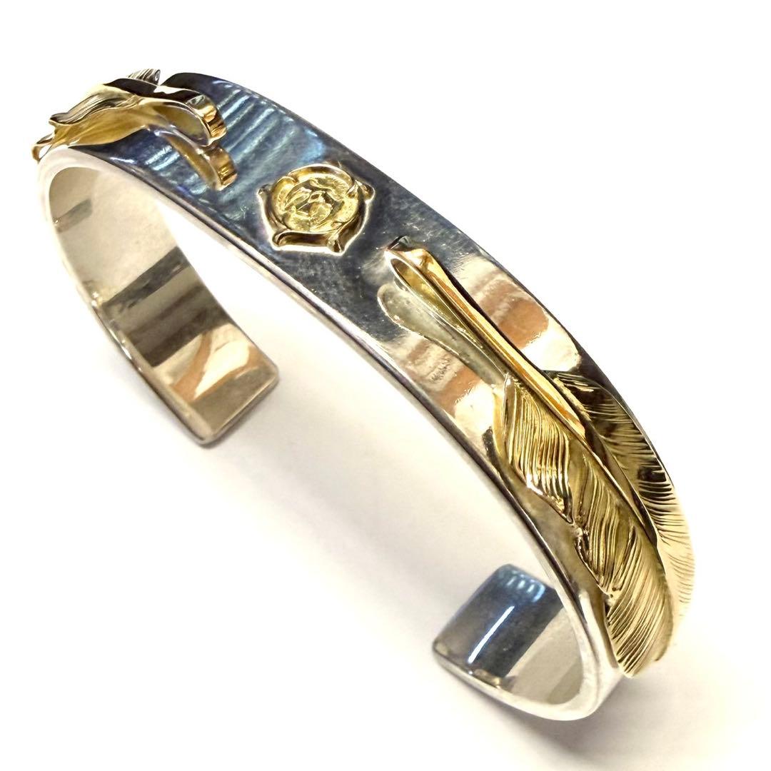 鷲見太郎 washimi tato 12mmバングル Mサイズ 18Kフェザー