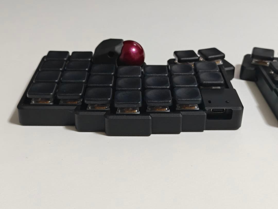 Glove51tb 完成品 低背トラボ ロープロファイル 無線接続 ブラック