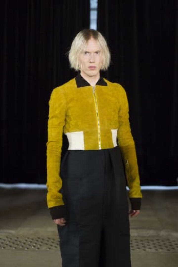 Rick Owens 17ss WALRUS レザークロップドジャケット