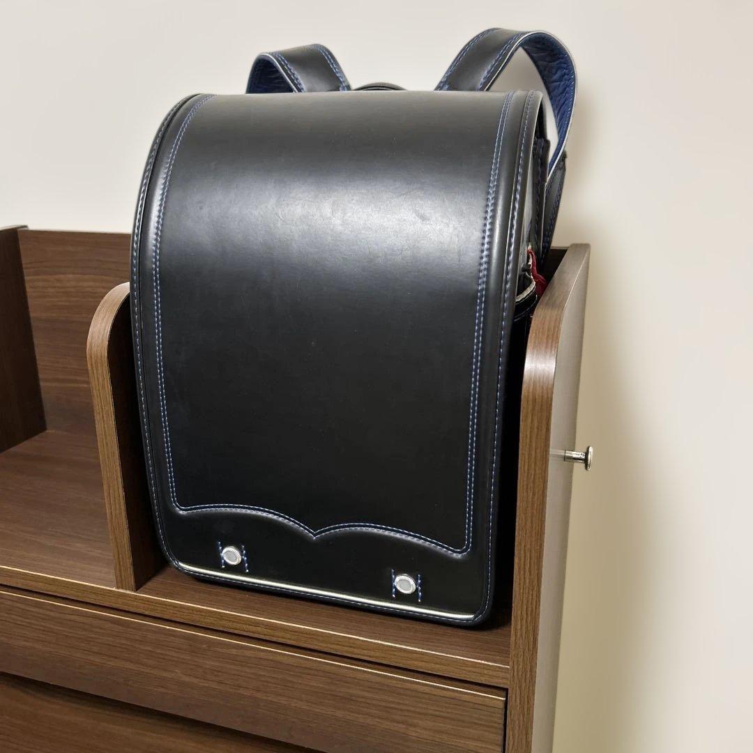 ランドセルラック　日本製　完成品　ウォルナット　本棚　キッズ　収納　充英アート