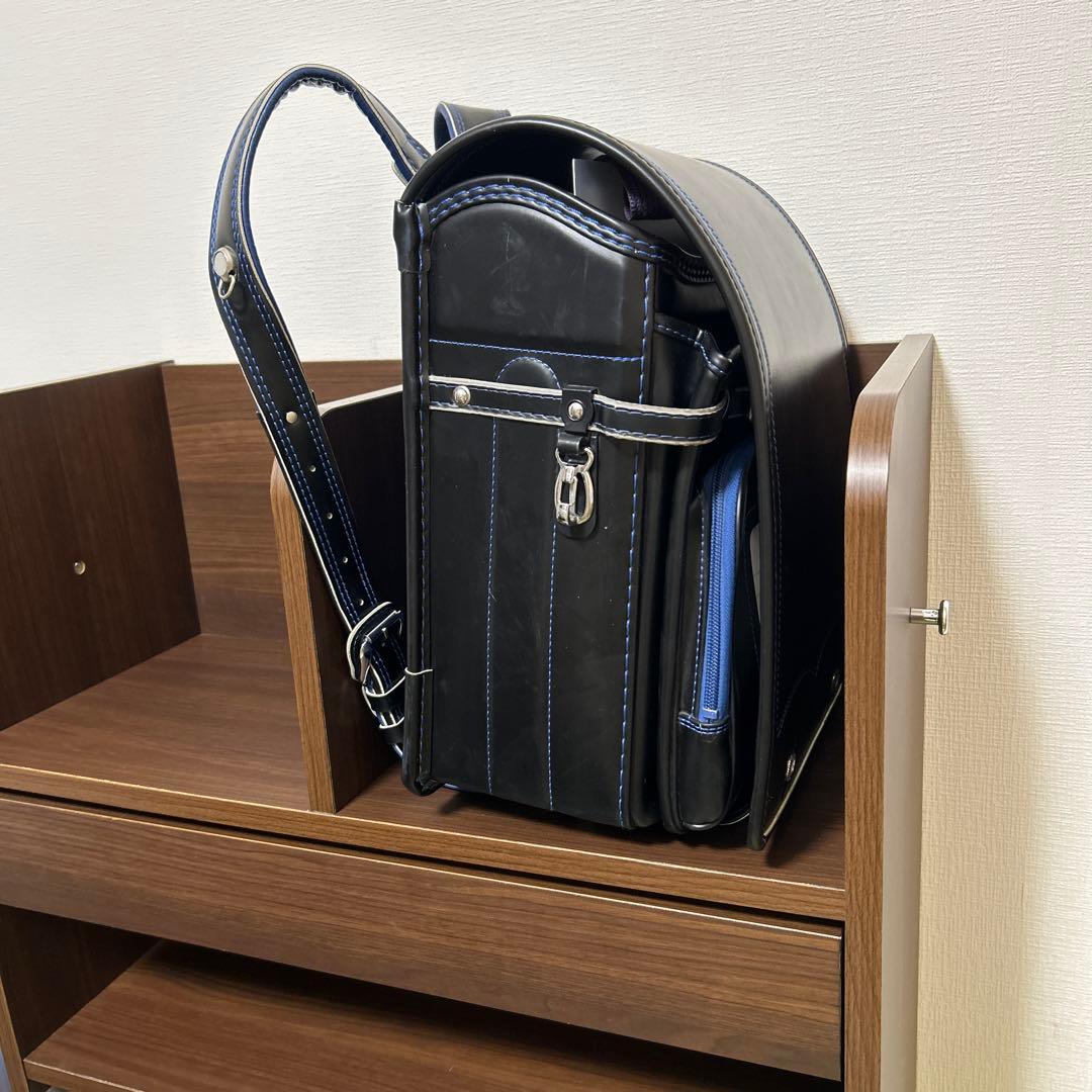 ランドセルラック　日本製　完成品　ウォルナット　本棚　キッズ　収納　充英アート