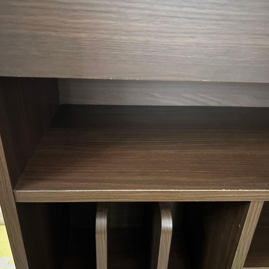 ランドセルラック　日本製　完成品　ウォルナット　本棚　キッズ　収納　充英アート