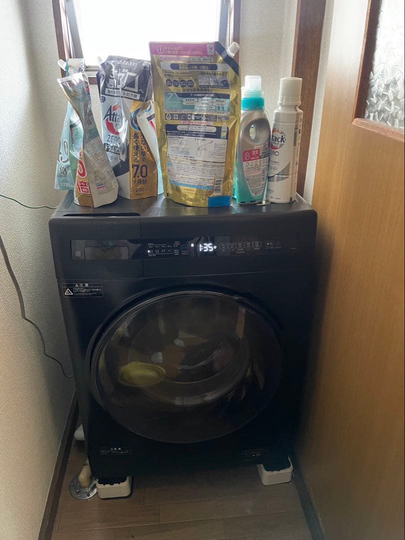 【美品】ドラム式洗濯乾燥機10kg洗濯 5kg乾燥 黒 ブラック【2月中】