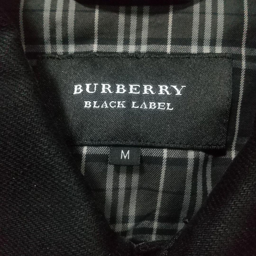 美品 バーバリーブラックレーベル デニムジャケット ブルゾン ブラック 春秋