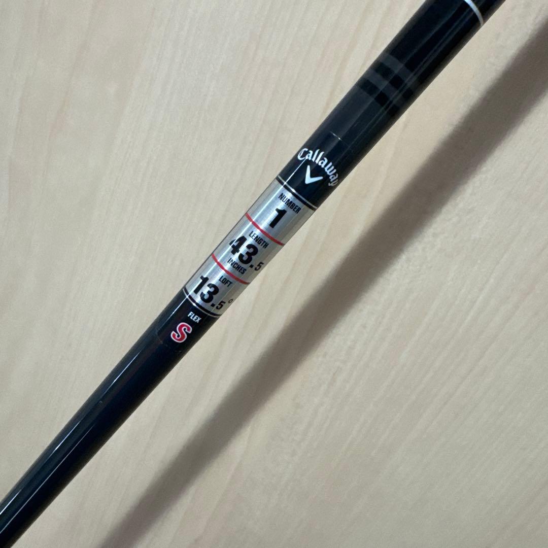 Aiスモーク☆ミニドライバー☆13.5°☆純正シャフト☆ヘッドカバー付