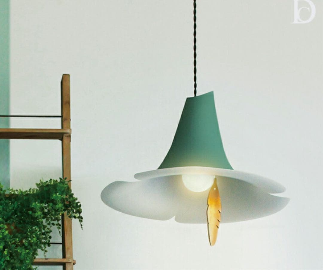 スナフキンの忘れもの　とんがり帽子型ペンダントライト