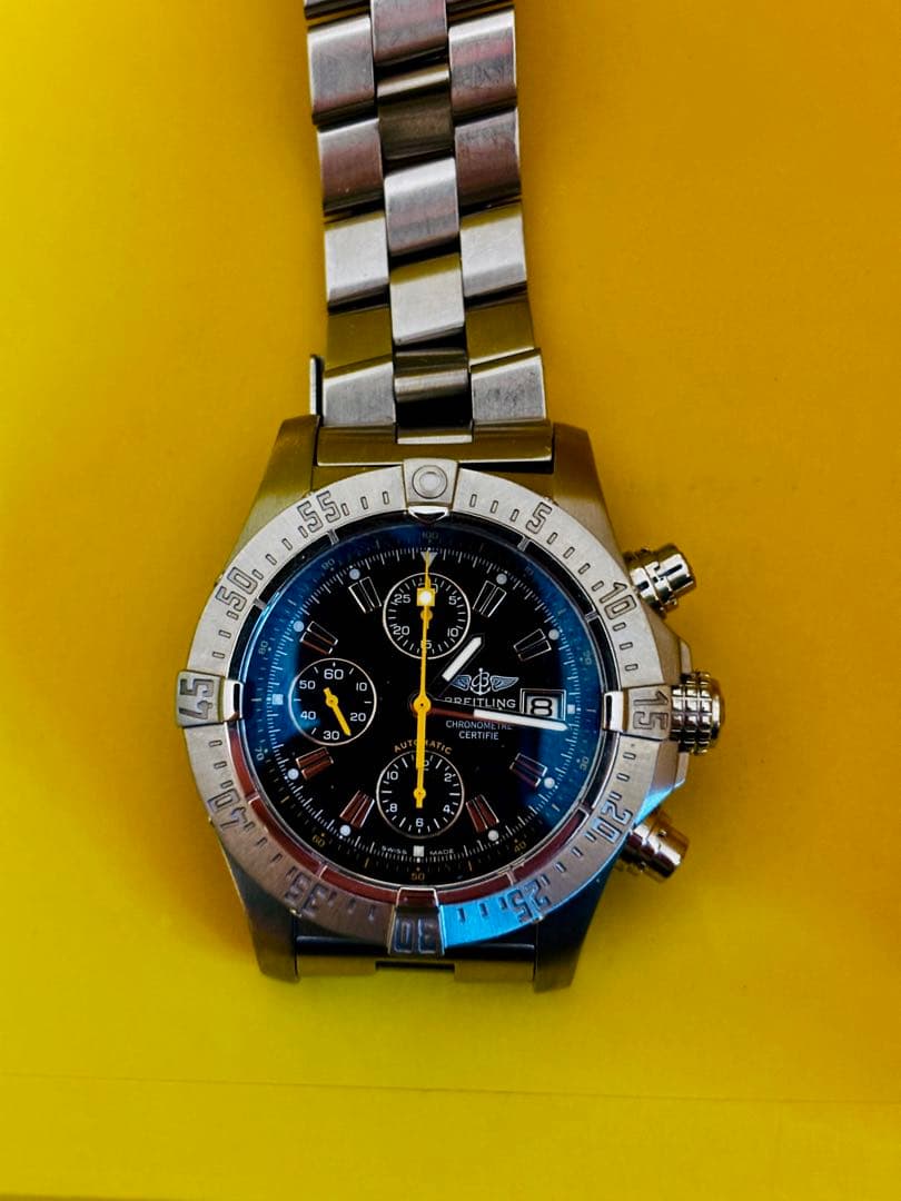 世界1000本限定 ブライトリング アベンジャー スカイランド コードイエロー