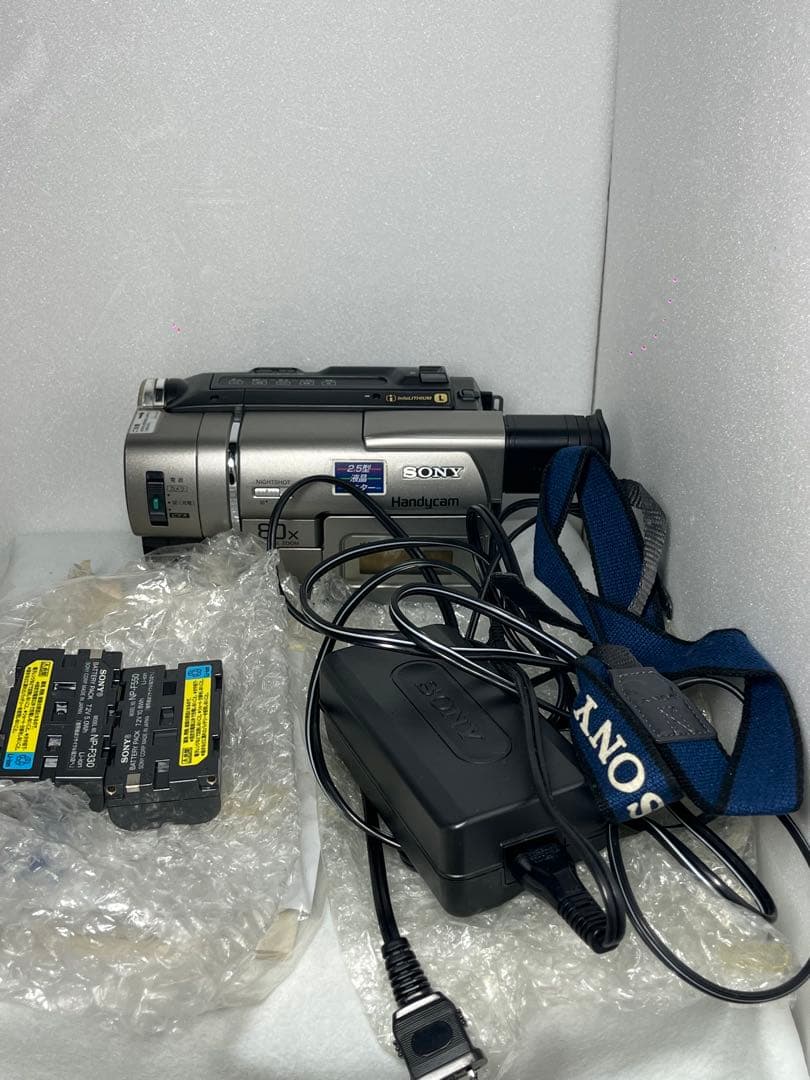 【美品】【付属品完備】 SONY Handycam 80倍ズーム ビデオカメラ