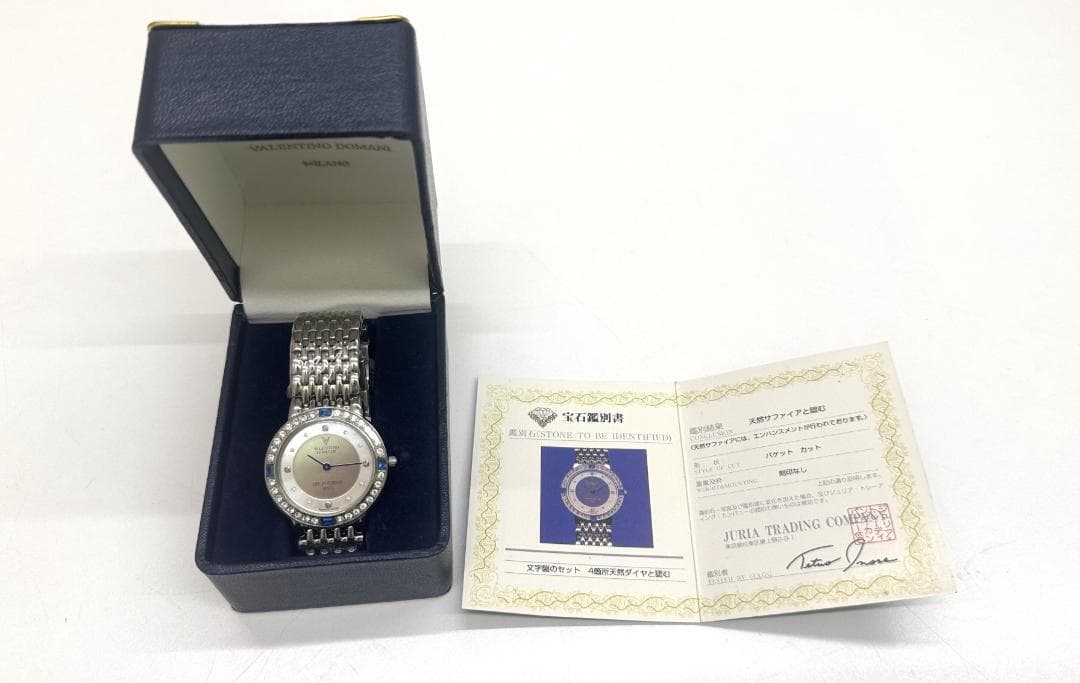 ★新品未使用★VALENTINO DOMANI 腕時計 999.9　稼働品