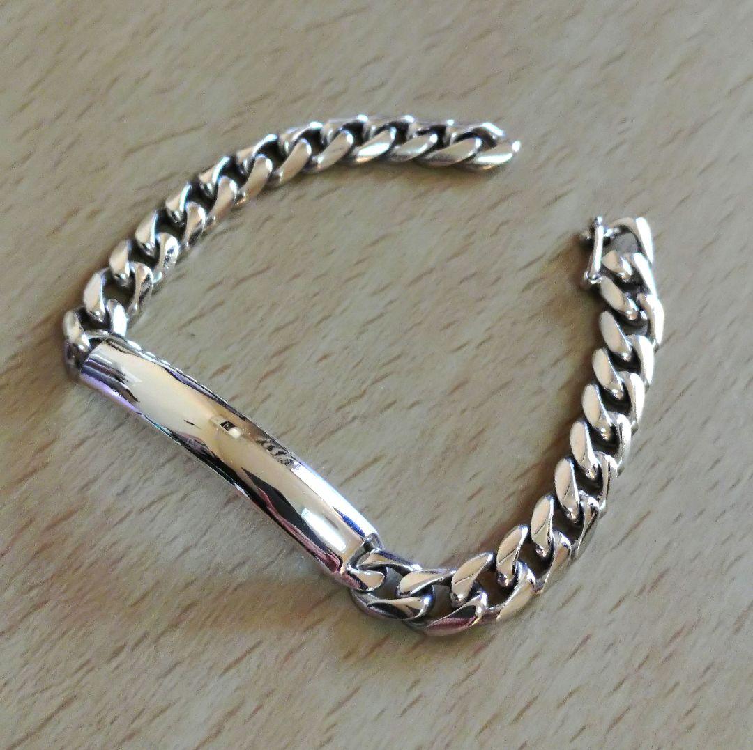 TIFFANY　ヴィンテージIDチェーンブレスレット　シルバー925