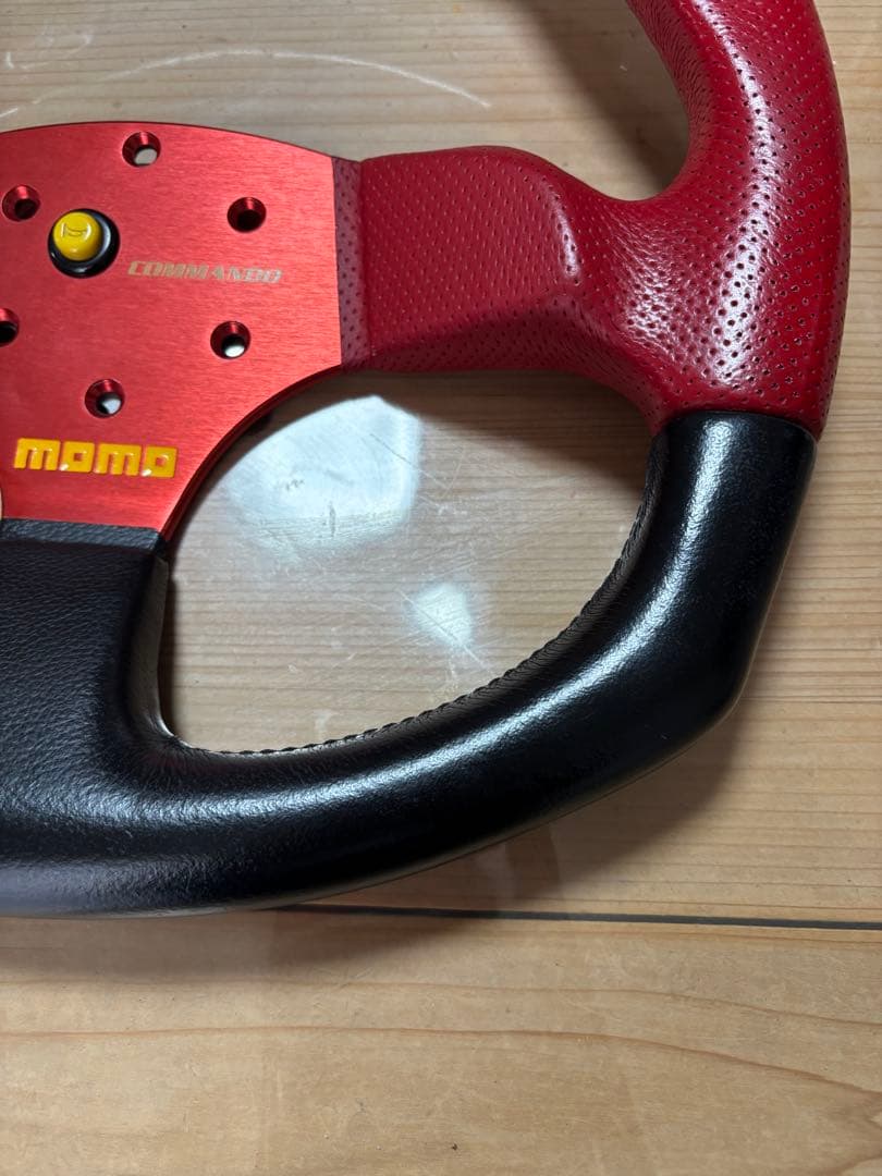 MOMO COMMANDO モモ コマンド 34Φ レッド×ブラック