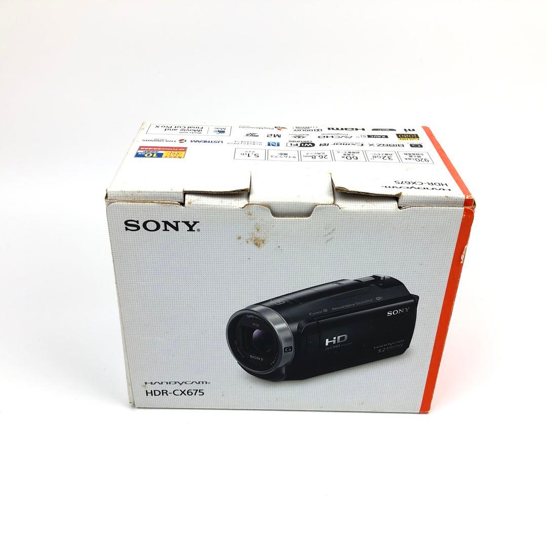 【極美品】SONY Handycam HDR-CX675 ホワイト ビデオカメラ