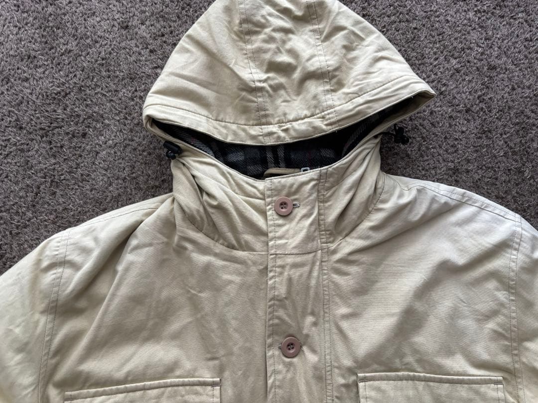 STUSSY 裏地チェック モッズコート Burberry サーモライト