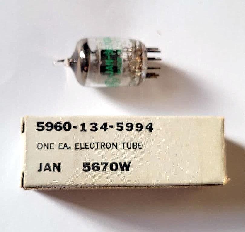 新品未使用米国真空管GE製　JAN 5670W / 2C51 M-730