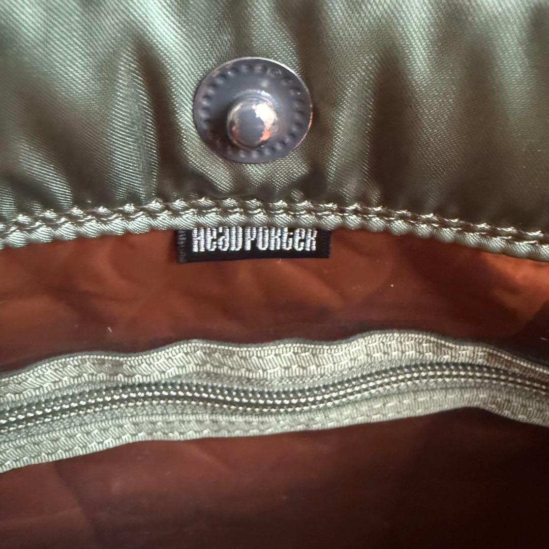 美品☆PORTER ポーター タンカー トートバッグ ナイロン 廃盤品 セージL