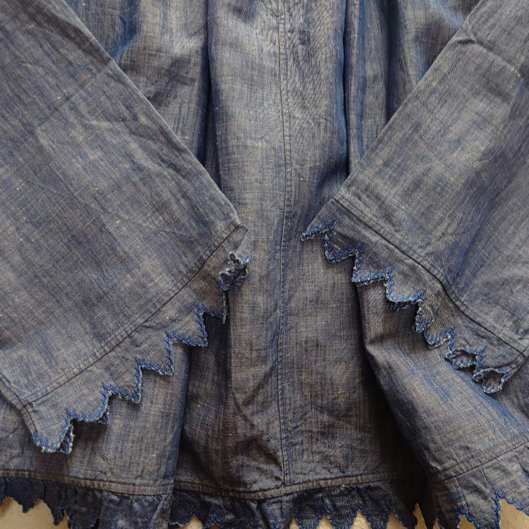 45Ｒコットンリネンのギャザーブラウス 45rpm