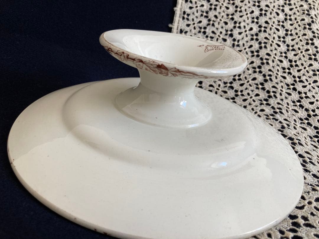 リュネビル窯 コンポティエ フランスアンティーク