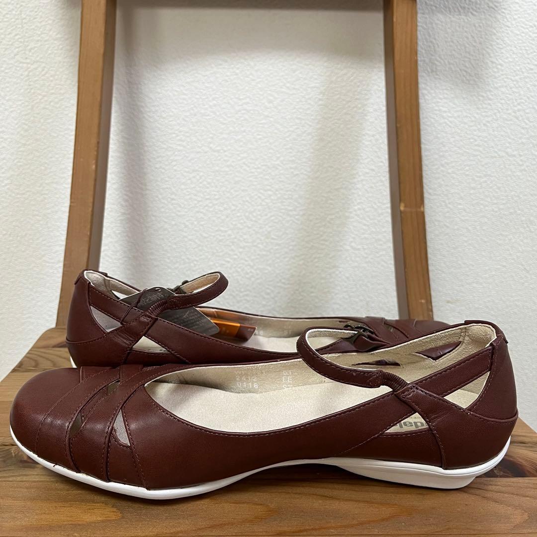 極美品✨ pedela ペダラ　アシックス　パンプ　アンクルストラップ　24.5