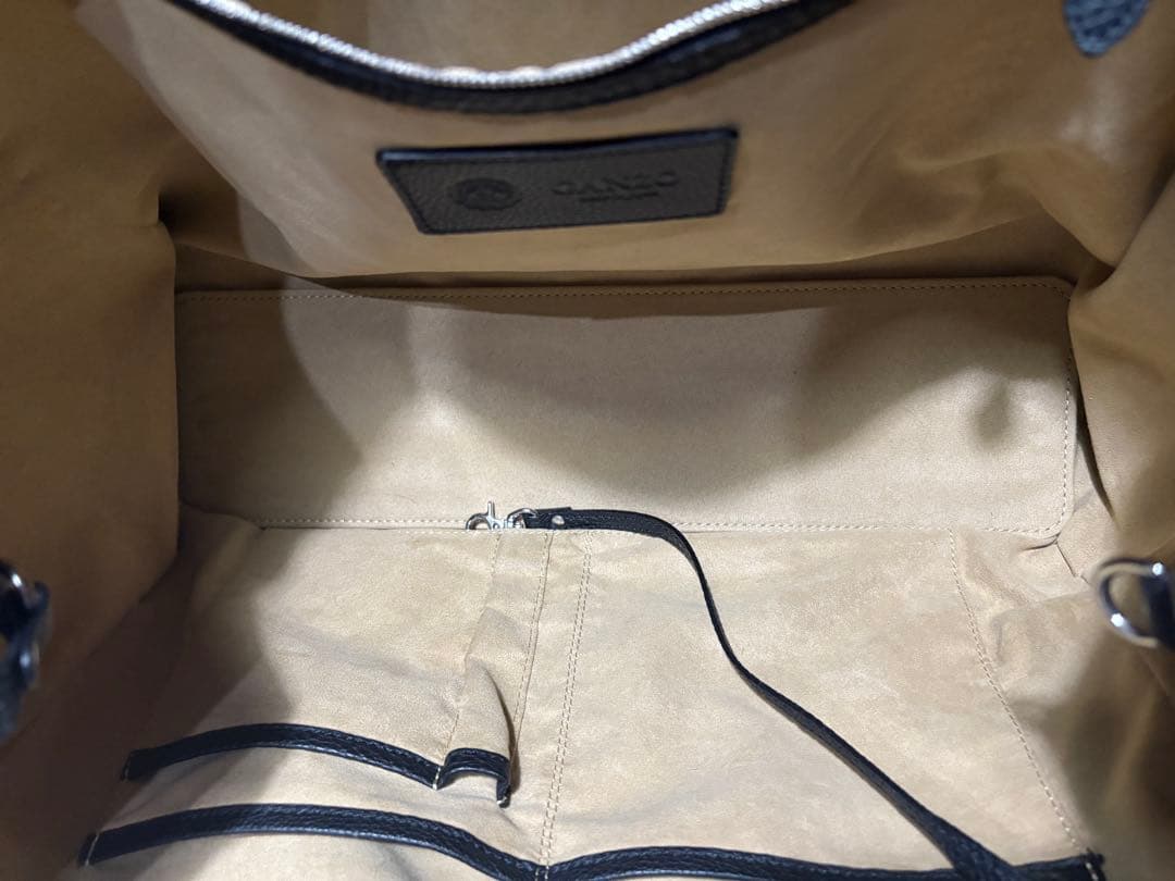 よっしーGANZO フレンチカーフ トートバッグ（L） ブラック