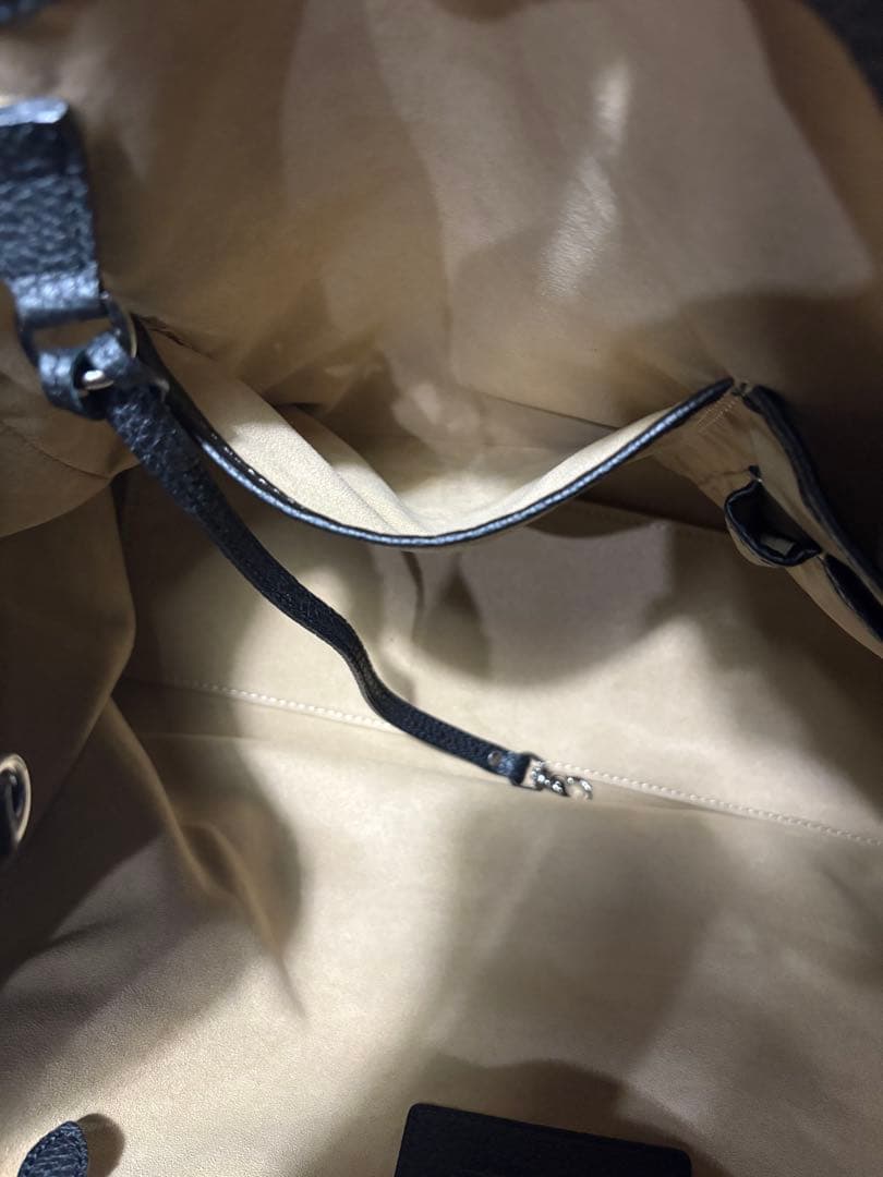 よっしーGANZO フレンチカーフ トートバッグ（L） ブラック