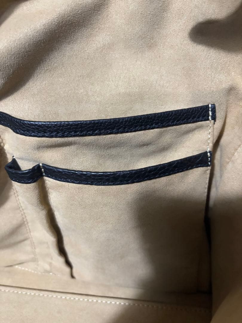 よっしーGANZO フレンチカーフ トートバッグ（L） ブラック