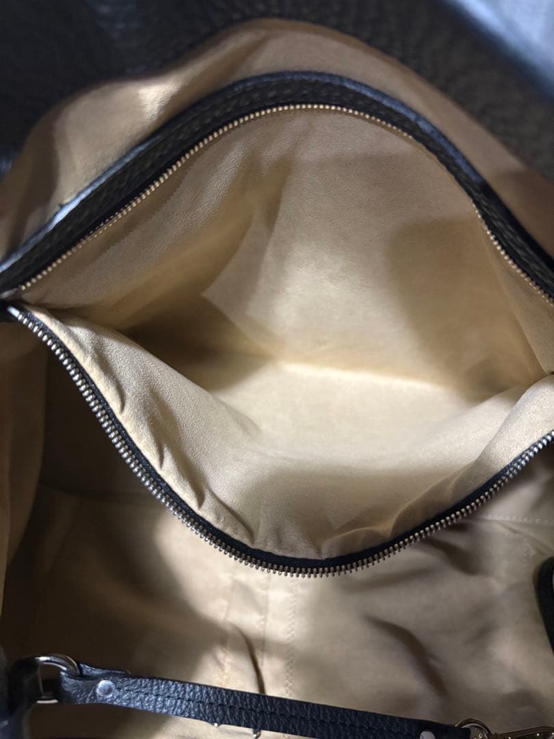 よっしーGANZO フレンチカーフ トートバッグ（L） ブラック