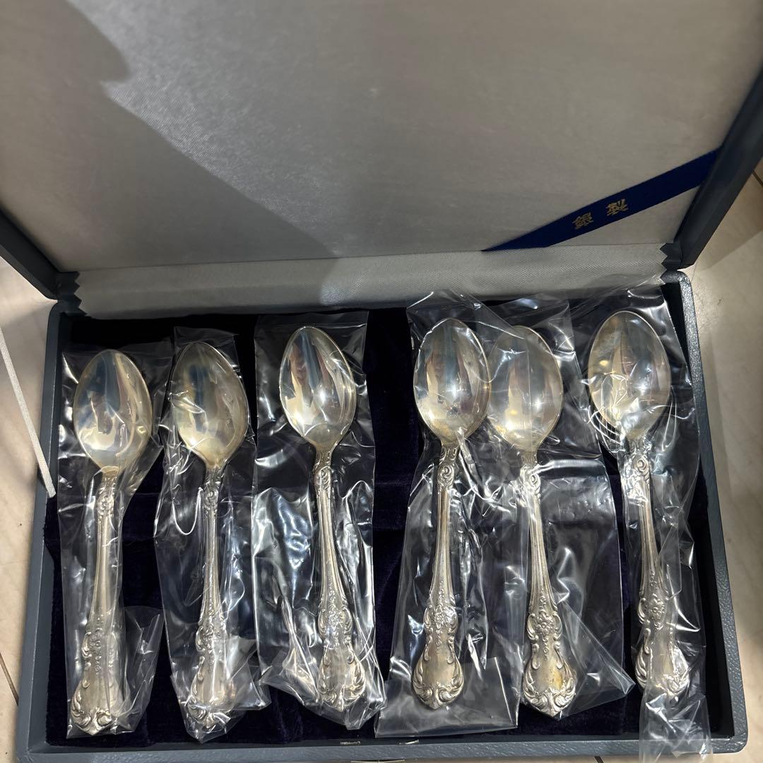銀製スプーン　6本セット