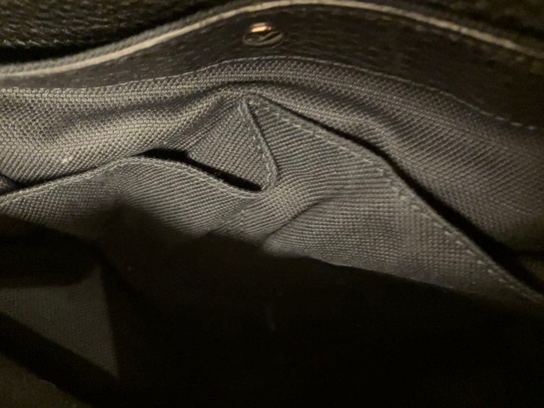 GUCCI バンブー ショッパー ハンドバッグ ブラック