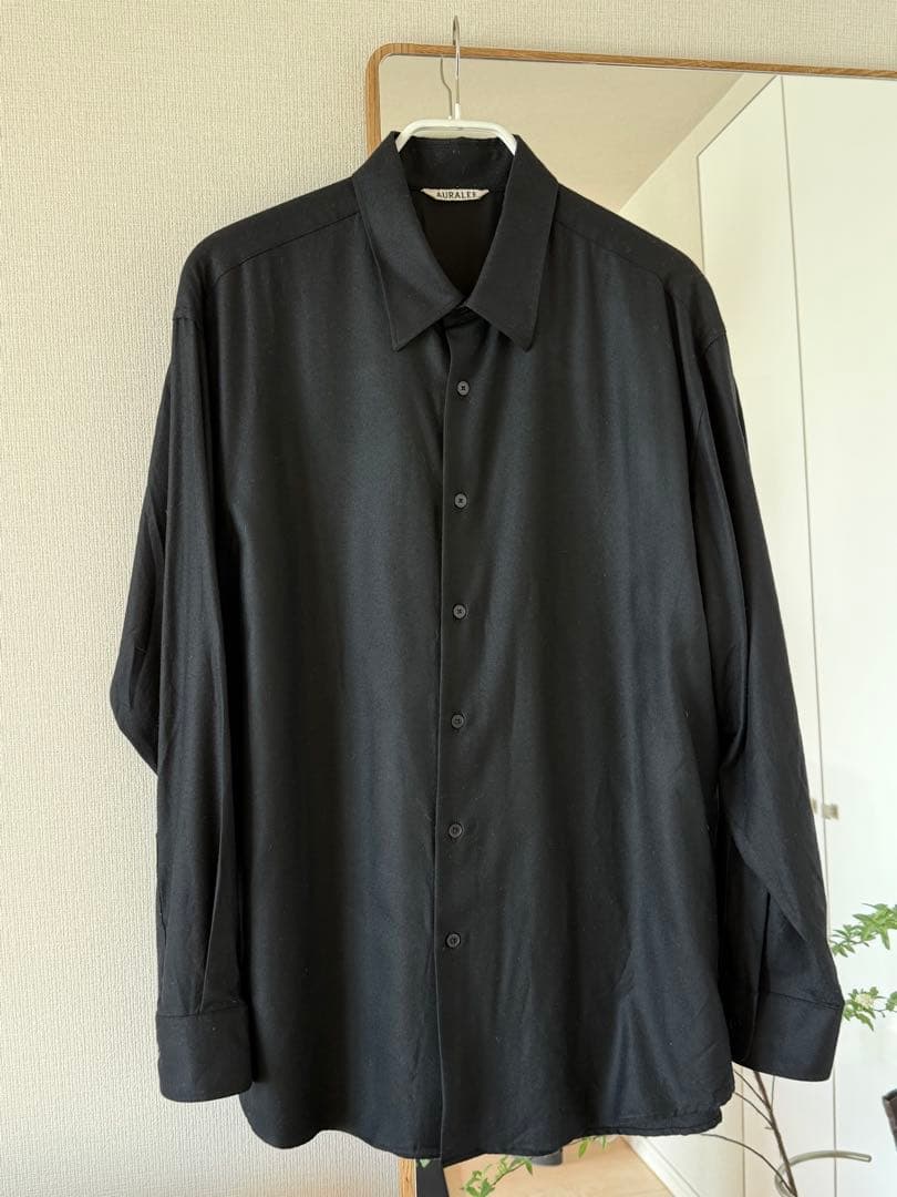 AURALEE 24aw ウールシャツ　サイズ5