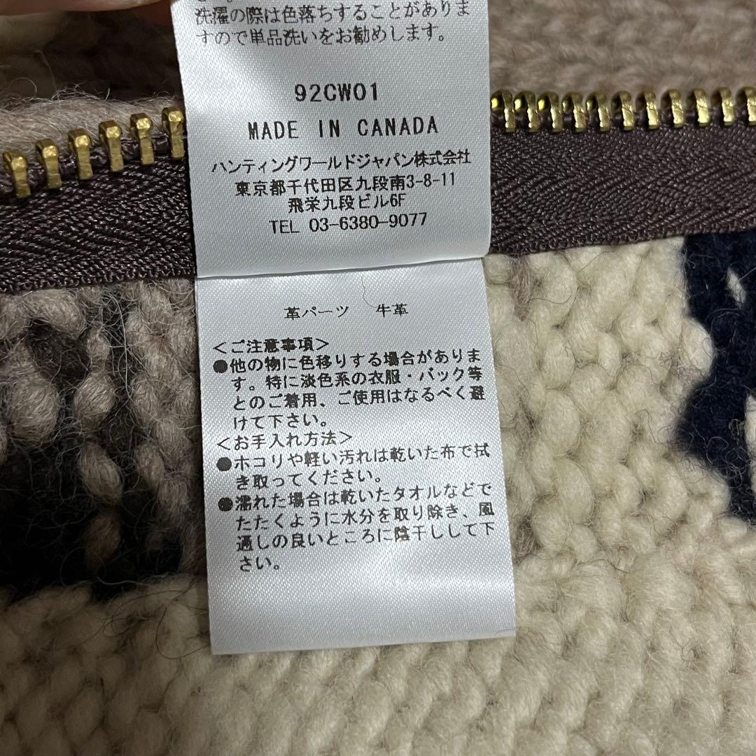 jiro未使用ハンティングワールド×カナディアンセーターカウチンニットXL