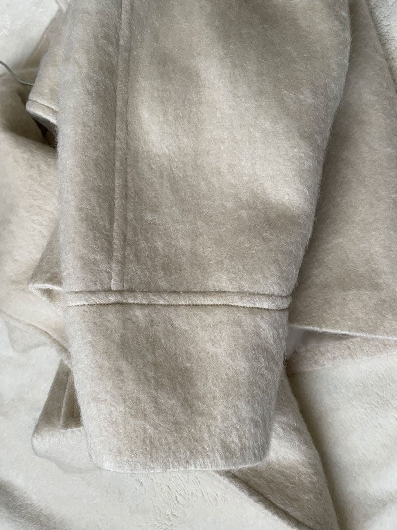 EMMEL REFINES スタンド シャギー ショートコート