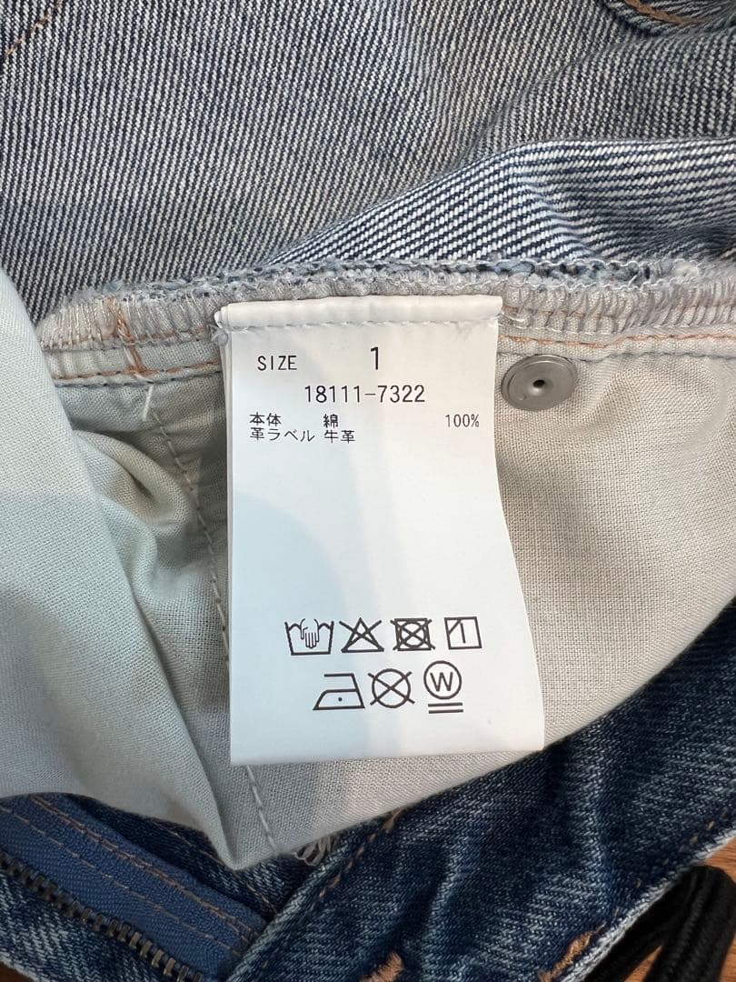 CLANE スラッシュカット　デニム