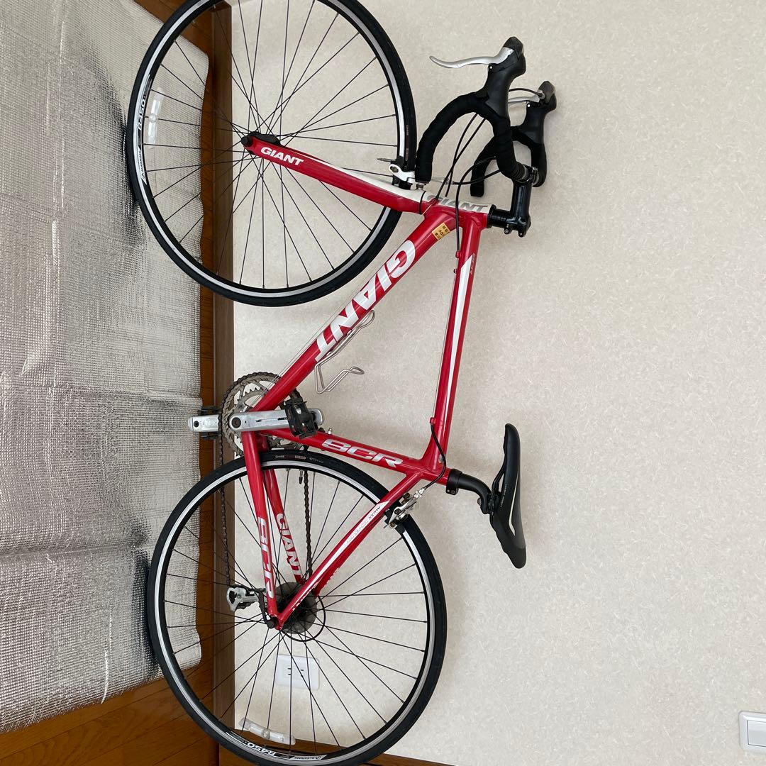 GIANT レッド ロードバイク SHIMANO