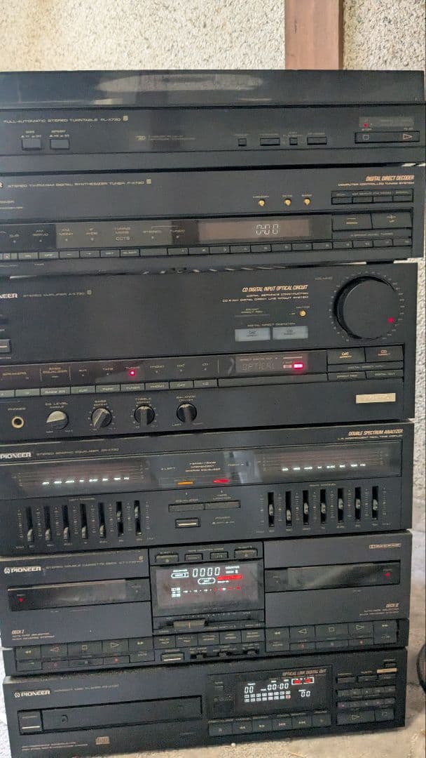 PIONEER パイオニア システムコンポ　PL-X730 F-X730など