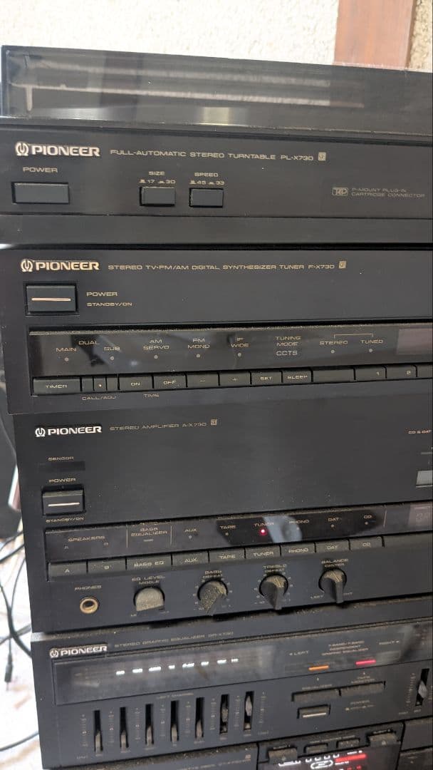 PIONEER パイオニア システムコンポ　PL-X730 F-X730など