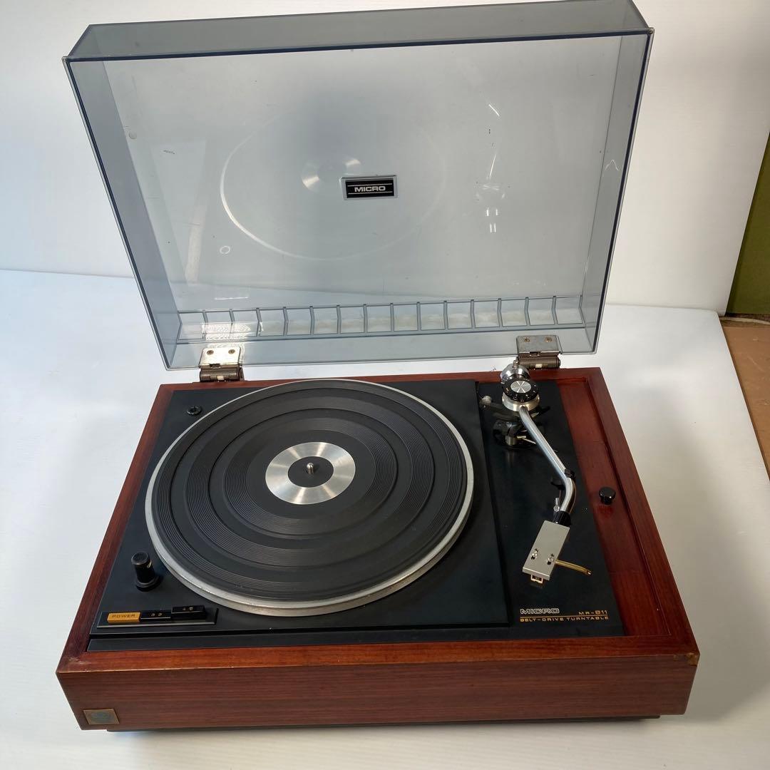 ✨MICROプレーヤー　MR-611 動作品　レコード　ターンテーブル