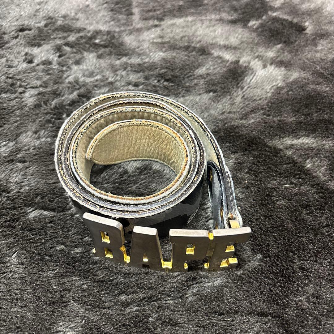 BAPE カモフラージュ メタルバックルベルト M