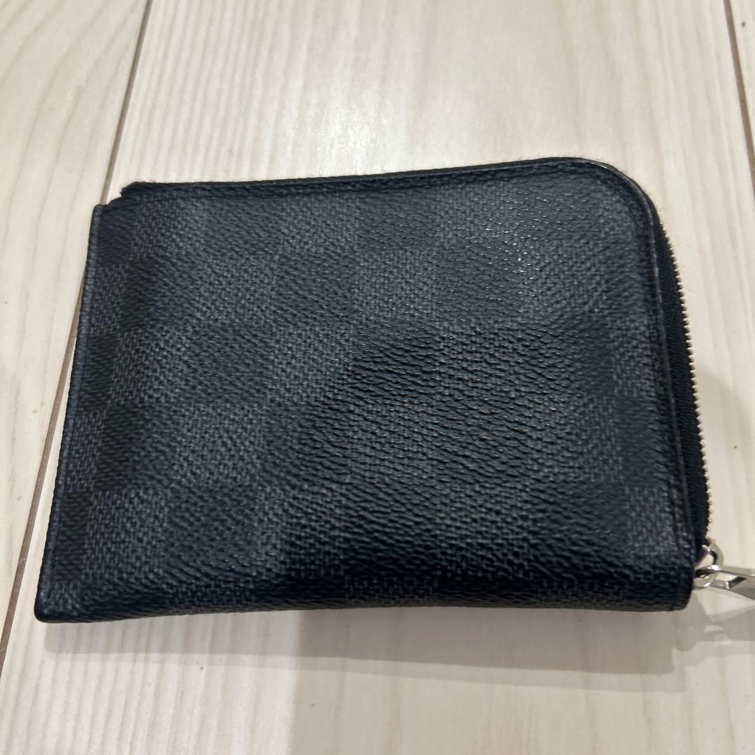 【美品】 ルイヴィトン ダミエ グラフィット ポルトモネNM ケース