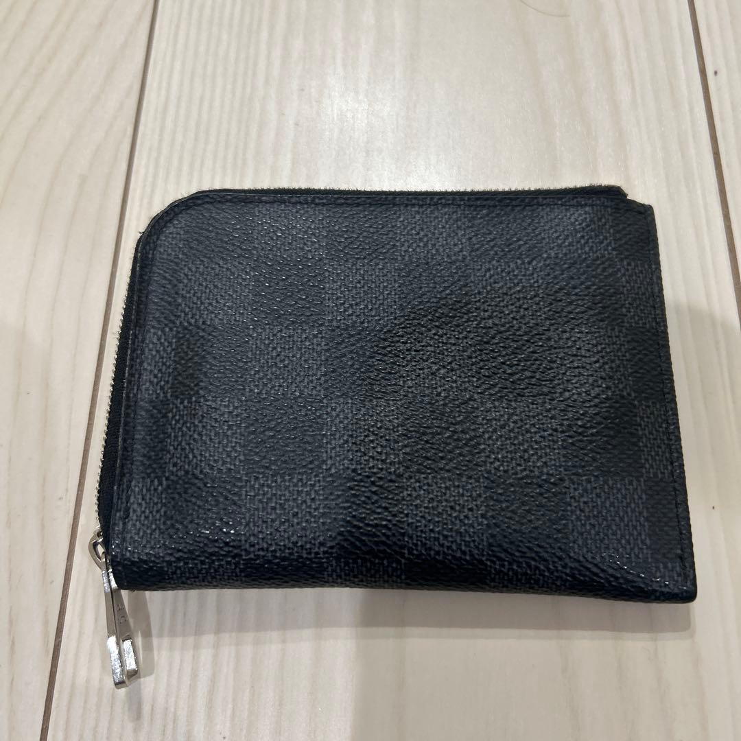 【美品】 ルイヴィトン ダミエ グラフィット ポルトモネNM ケース
