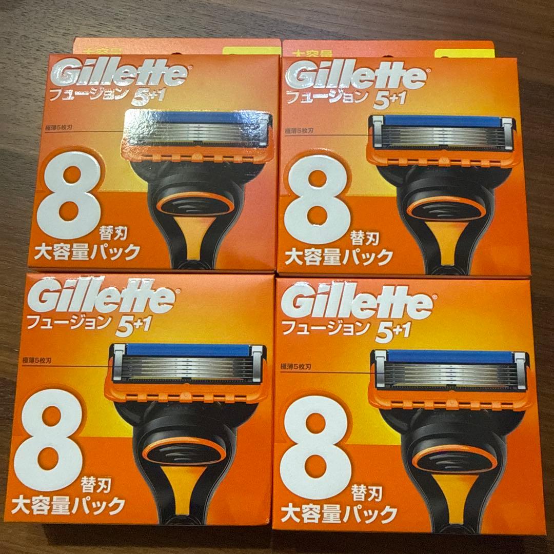 ジレットフュージョン5＋1×4